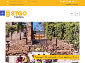 'santiagoturismo.cl' screenshot