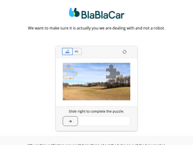 'blablacar.cz' screenshot