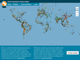 'ejatlas.org' screenshot