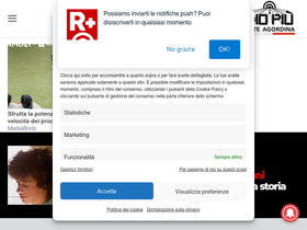 'radiopiu.net' screenshot