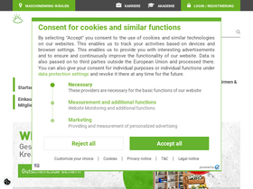 'maschinenring.de' screenshot