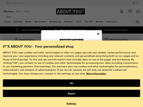 'aboutyou.ie' screenshot