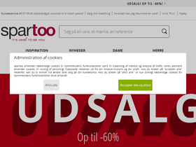 'spartoo.dk' screenshot