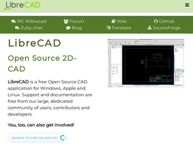 'librecad.org' screenshot