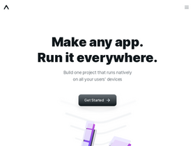 'expo.dev' screenshot