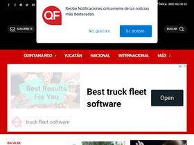 'quintafuerza.mx' screenshot