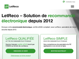'letreco.fr' screenshot