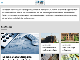 'pakbiz.com' screenshot