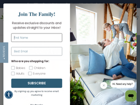 'mygreenmattress.com' screenshot