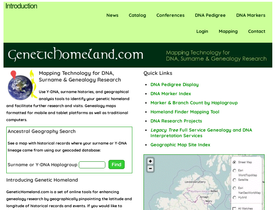 genetichomeland.com