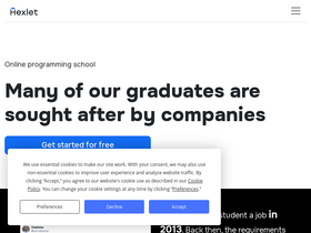 'hexlet.io' screenshot
