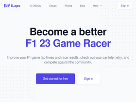 'f1laps.com' screenshot