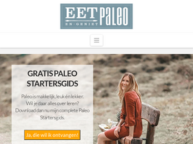 'eetpaleo.nl' screenshot