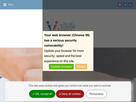 'droit-travail-france.fr' screenshot