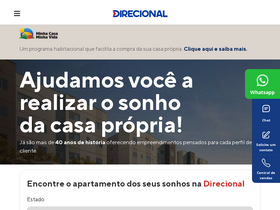 'direcional.com.br' screenshot