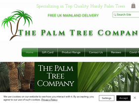 'thepalmtreecompany.com' screenshot