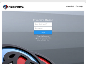 'primericaonline.com' screenshot