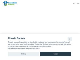 'passionemaglie.it' screenshot
