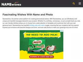 'namewishes.com' screenshot