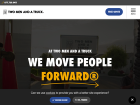 'twomenandatruck.com' screenshot