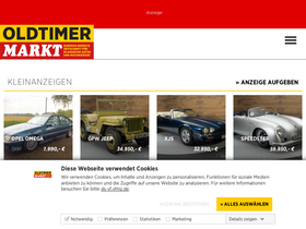 'oldtimer-markt.de' screenshot