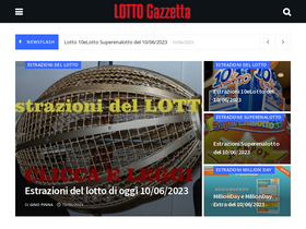 'lottogazzetta.it' screenshot