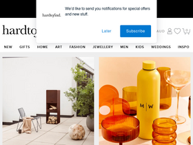 'hardtofind.com.au' screenshot