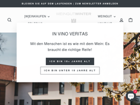 weingut-winter.de homepage screenshot