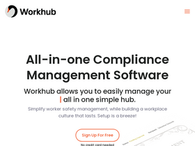'workhub.com' screenshot