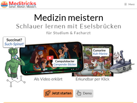 'meditricks.de' screenshot