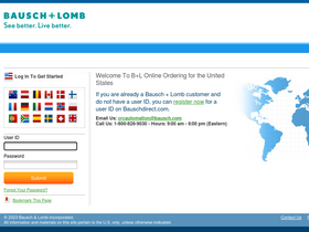 'bauschonline.com' screenshot