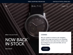 'baltic-watches.com' screenshot