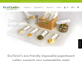 ecotensil.com homepage screenshot