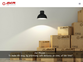 'akrexpress.com' screenshot
