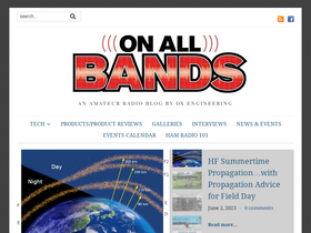 'onallbands.com' screenshot