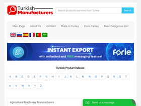 'turkish-manufacturers.com' screenshot