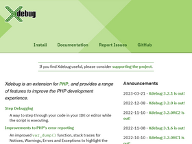 'xdebug.org' screenshot