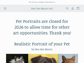 deedeemurry.com homepage screenshot