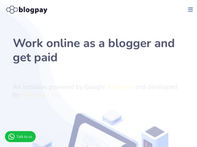 'myblogpay.com' screenshot