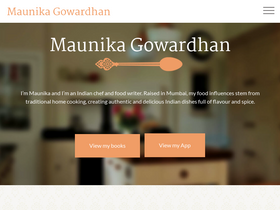'maunikagowardhan.co.uk' screenshot