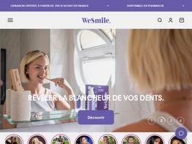 WeSmile France homepage screenshot
