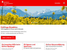 'sparkasse-bgl.de' screenshot