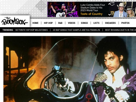 'theboombox.com' screenshot