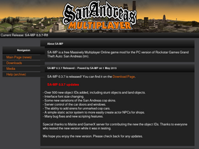 'sa-mp.com' screenshot