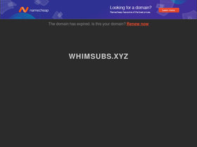 'whimsubs.xyz' screenshot