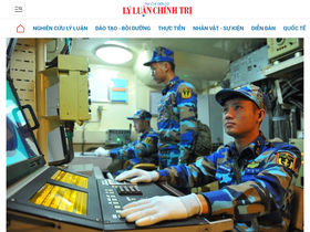 'lyluanchinhtri.vn' screenshot
