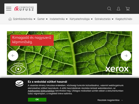 'rufusz.hu' screenshot