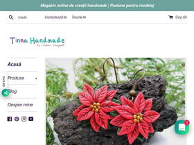 tinna-handmade.ro homepage screenshot