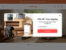 feelneedy.com homepage screenshot
