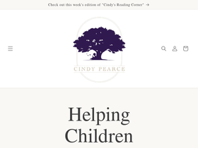 cindypearce.com homepage screenshot